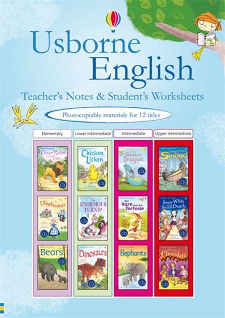 Usborne English Learners Teachers Notes And Worksheets - Blue - TESL Books